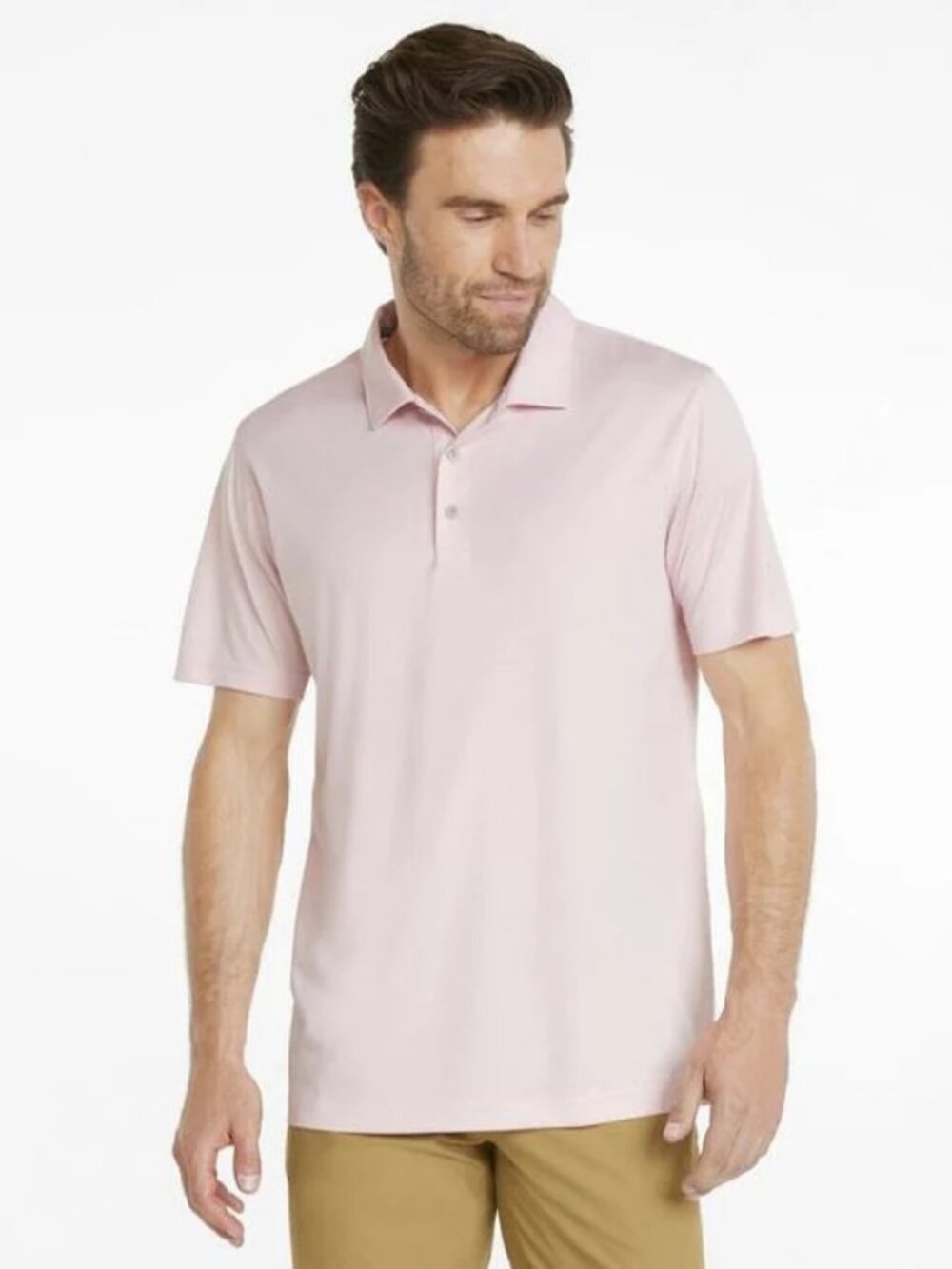 New Soft Pink sun protection golf shirt UPF 50+